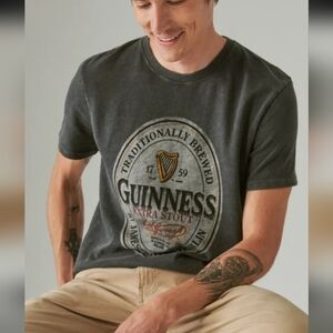 Guiness X Lucky Brand Tshirt, L